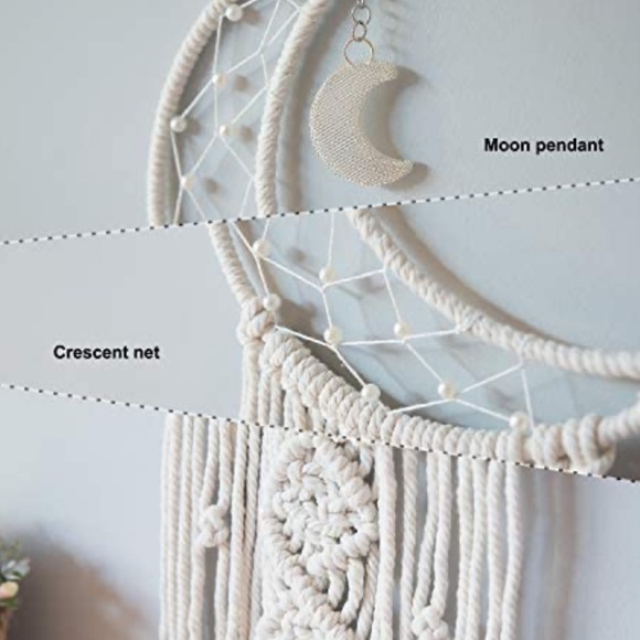 - Dream Catcher with Handmade Moon Star Desi…